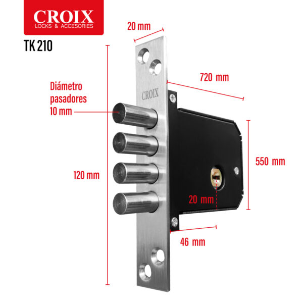 TK210-llave tipo regata